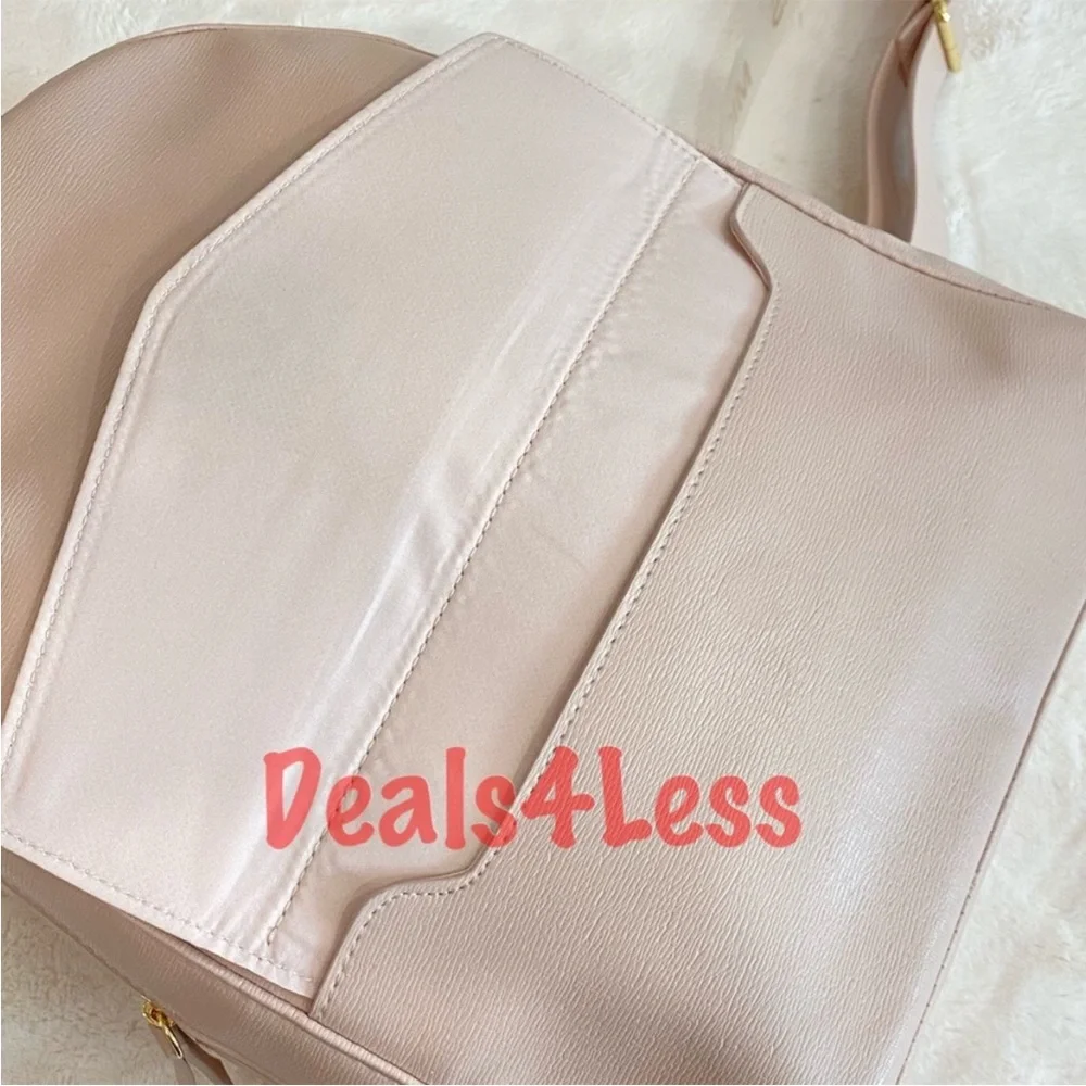 Michael Kors Backpack Logo Straps Beige Nude NWT